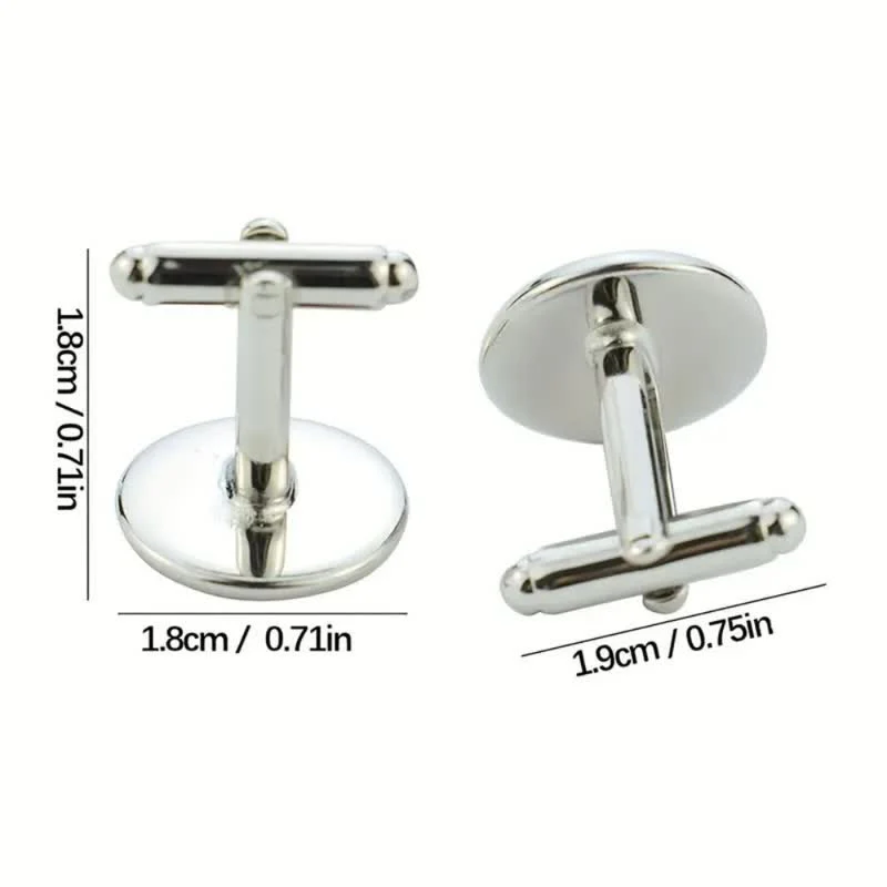 1 Pair Custom Your Photo Creative Memorial Cufflinks - Image 4