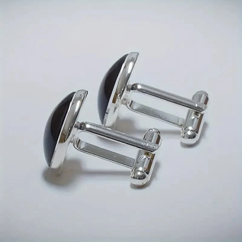 1 Pair Custom Your Photo Creative Memorial Cufflinks - Image 5