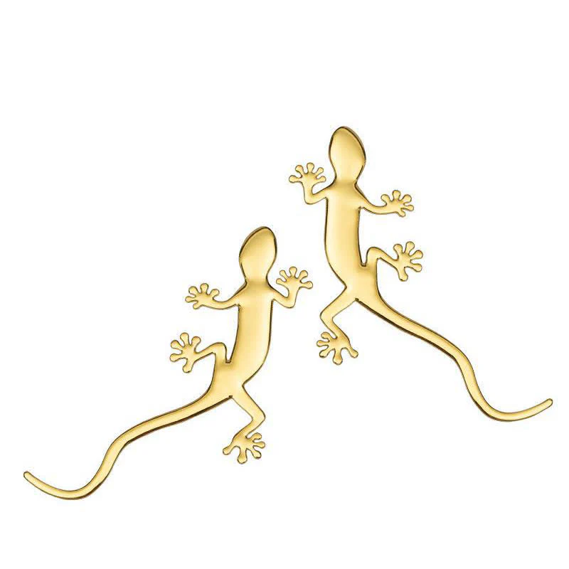 1 Pair Of  Gecko Animal Metal Sticker Car Badge - Image 10