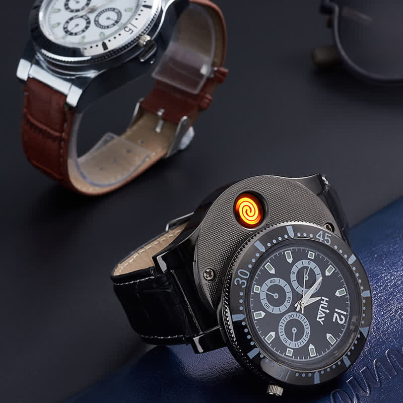 2 In 1 Functional Rechargeable Electric Watch Lighter - Image 6