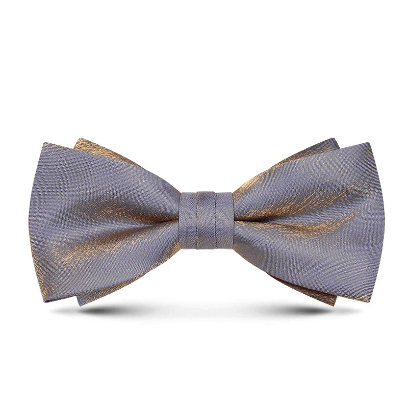 2Pcs Men's Solid Color Pocket Square Bow Tie - Image 15