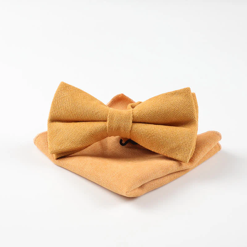 2Pcs Morandi Color System Handkerchief Bow Tie - Image 16