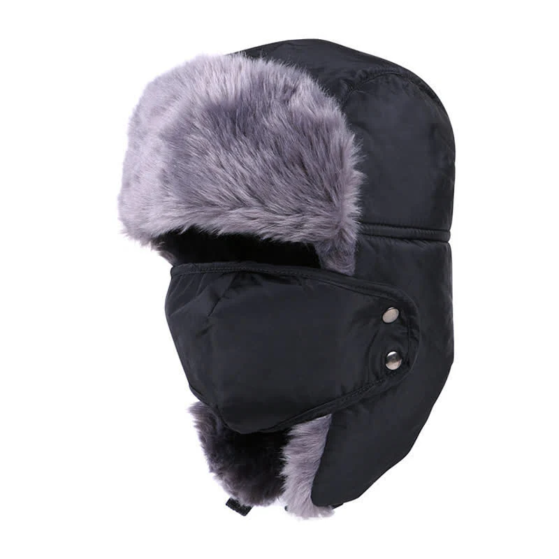 2Pcs Mountain Climbing Face Mask Trapper Hat Set - Image 4