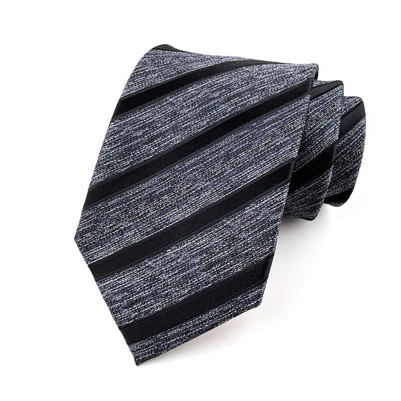 Men's Classic Thin Striped Necktie - Image 9