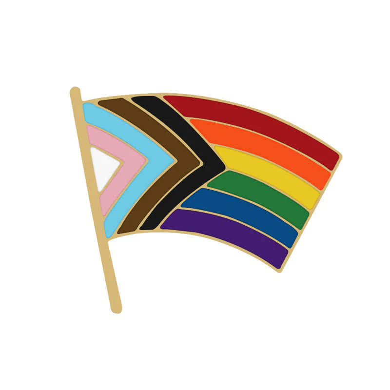 3Pcs Show Your Pride Rainbow Flag Brooch - Image 7