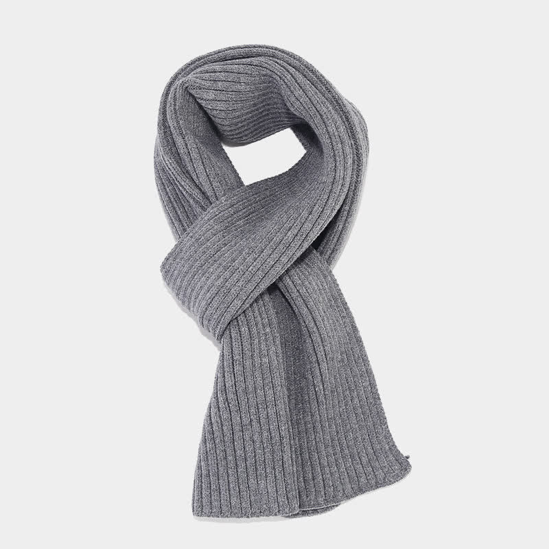 3Pcs Unisex Classic Versatile Hat Scarf Gloves Set - Image 3