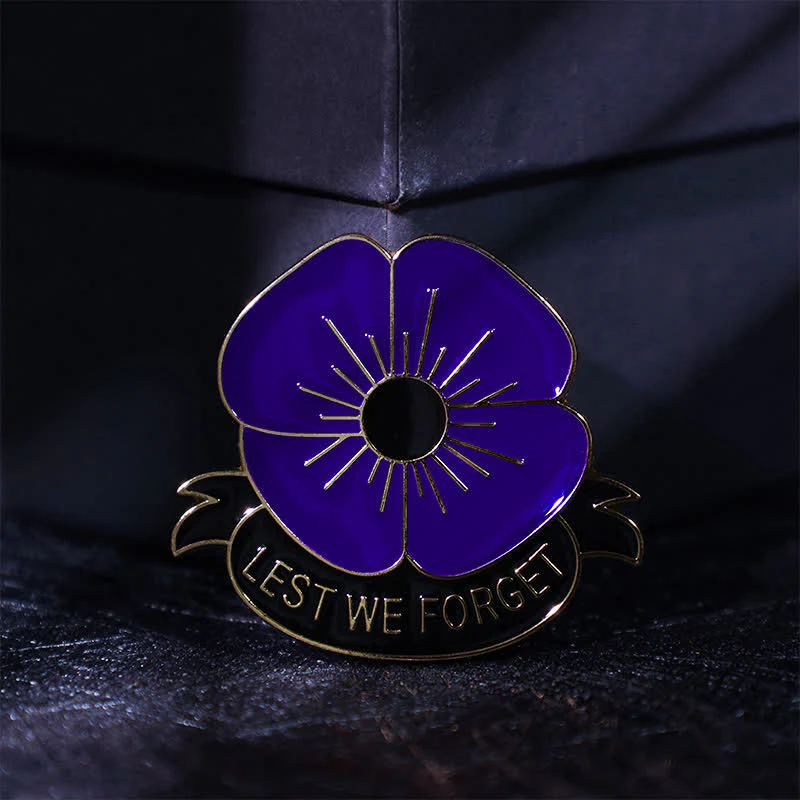 3Pcs Unisex Lest We Forget Poppy Brooch - Image 12