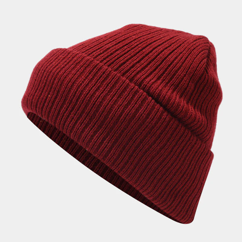 3Pcs Unisex Solid Color Twill Hat Scarf Gloves Set - Image 6