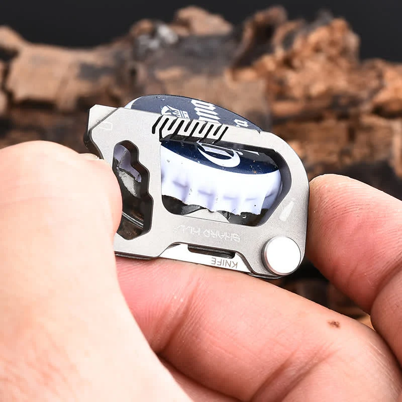 6 In 1 Multifunctional Folding Mini Knife Keychain - Image 10
