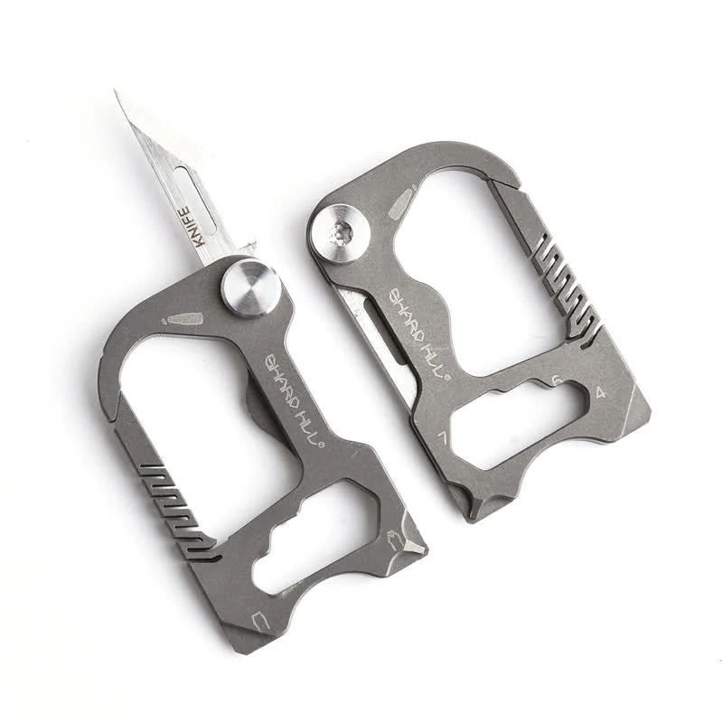 6 In 1 Multifunctional Folding Mini Knife Keychain - Image 5