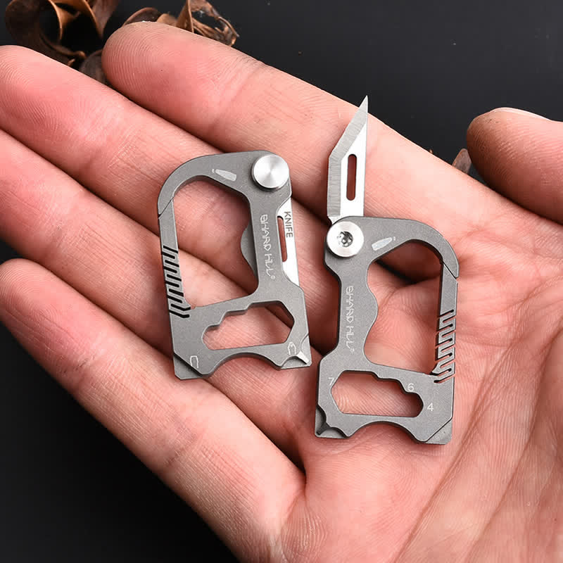 6 In 1 Multifunctional Folding Mini Knife Keychain - Image 6