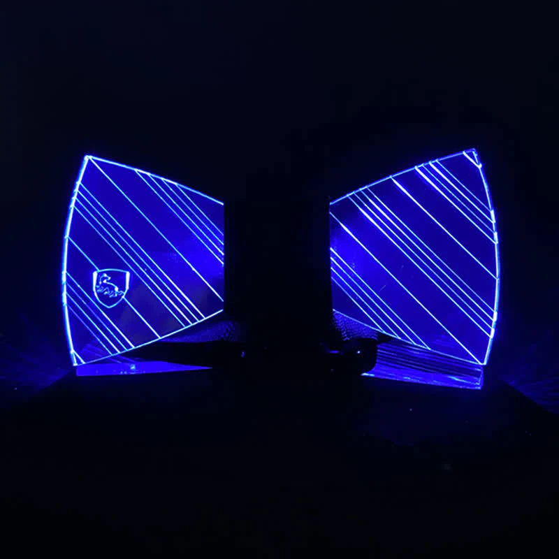 7 Colors Festival Luminous Preppy Acrylic Bow Tie - Image 4