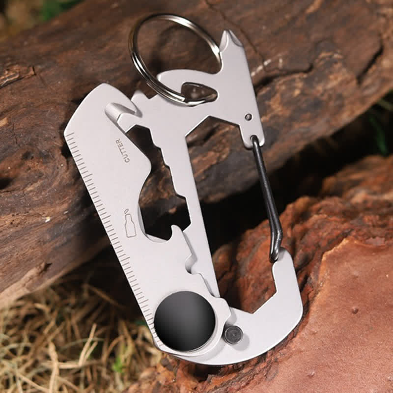 7 In 1 Mult-PurposeClimbing Carabiner EDC Keychain - Image 6