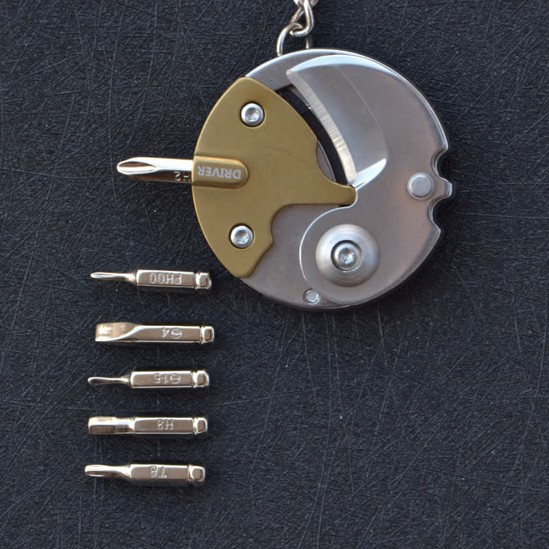 8 In 1 Multi-purpose Knife Scewdriver EDC Tool Keychain - Image 10