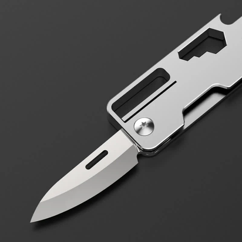 9 In 1 EDC-Tool Multifunctional Folding Mini Knife Keychain - Image 6