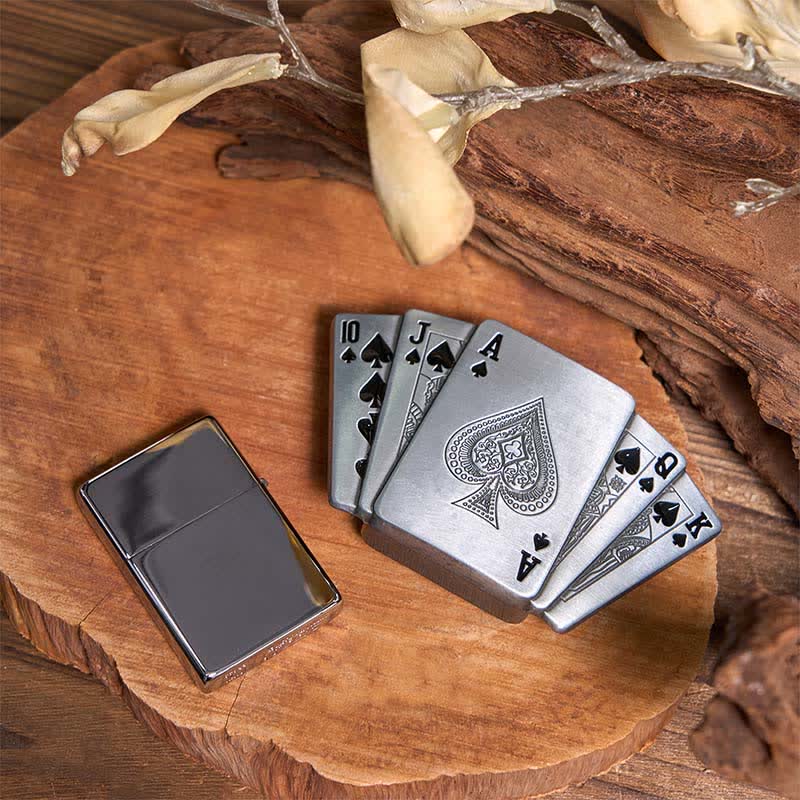 Ace Poker DIY Lighter Buckle Ghost Goat Ring Bundle Set - Image 3