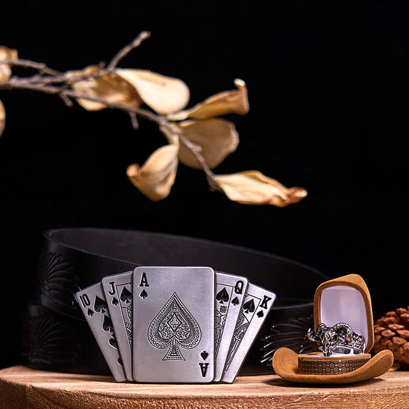 Ace Poker DIY Lighter Buckle Ghost Goat Ring Bundle Set - Image 5