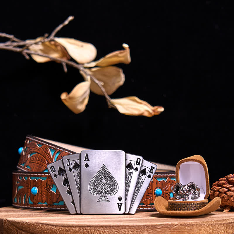 Ace Poker DIY Lighter Buckle Ghost Goat Ring Bundle Set - Image 6