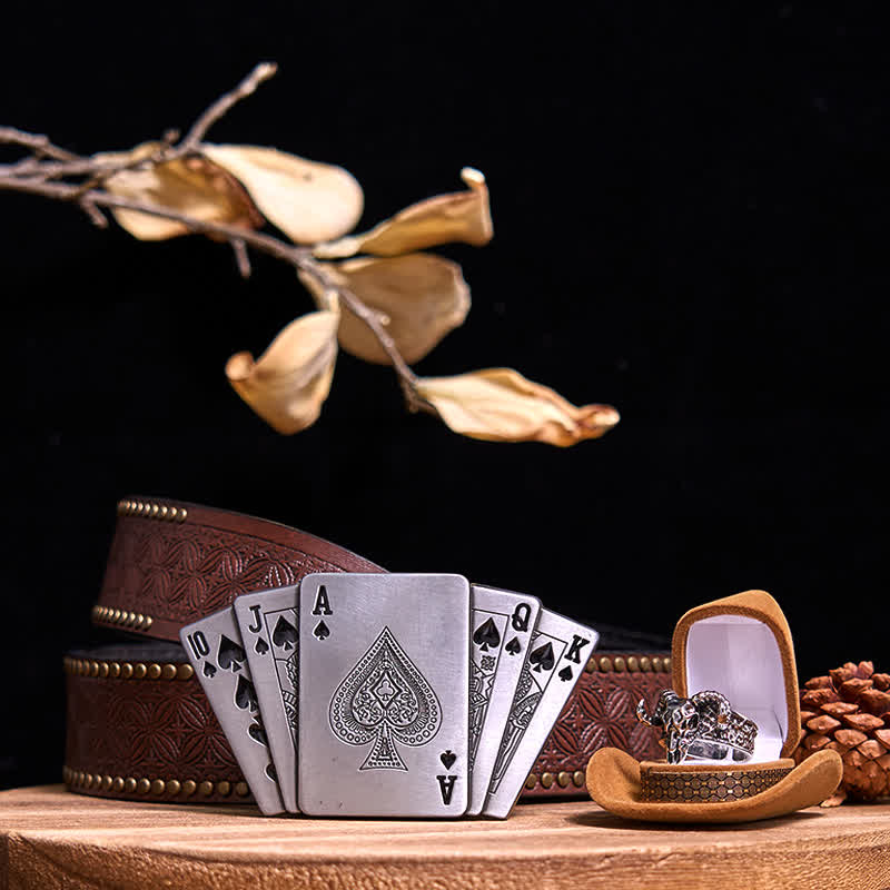 Ace Poker DIY Lighter Buckle Ghost Goat Ring Bundle Set - Image 7