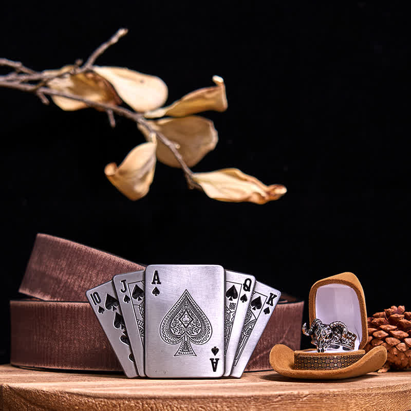 Ace Poker DIY Lighter Buckle Ghost Goat Ring Bundle Set - Image 8