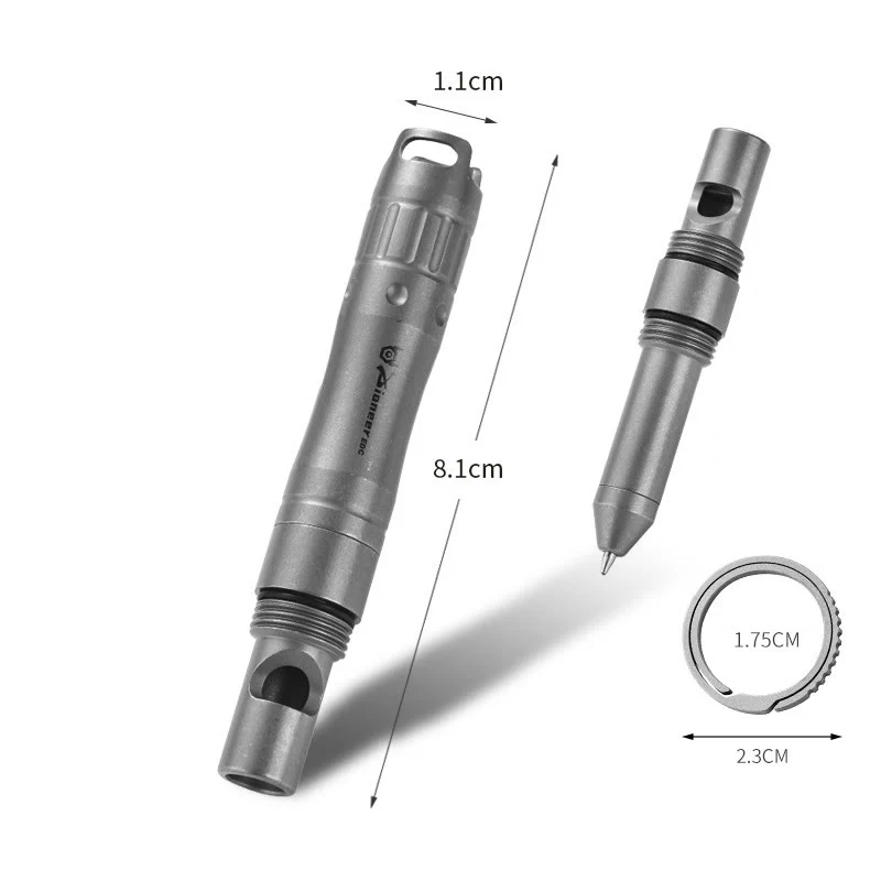 Alloy EDC Tool Lifeguard Writing Touchscreen Tactical Pen - Image 2