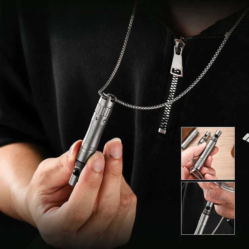Alloy EDC Tool Lifeguard Writing Touchscreen Tactical Pen - Image 5
