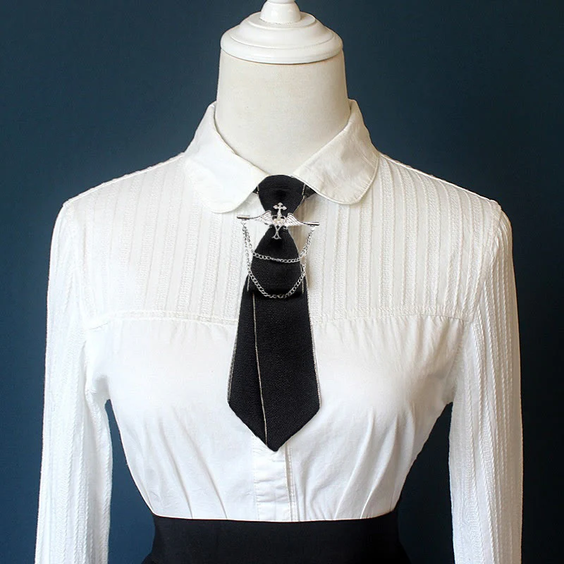 Angel Pre-tied Unisex Necktie With Adjustable Band - Image 3