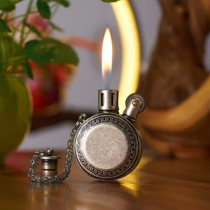 Antique Vintage Rougn Refillable Kerosene Lighter - Image 7