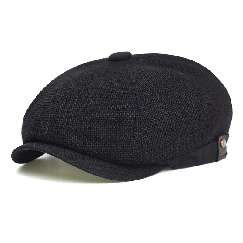 Artistic Retro British Style Breathable Octagonal Beret Hat - Image 3
