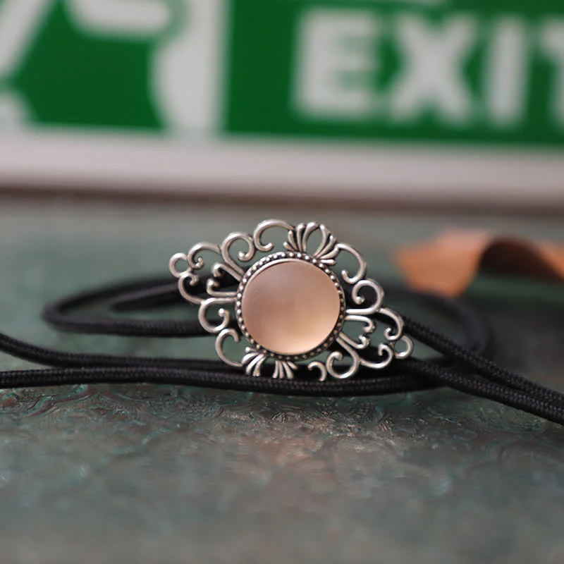 Artsy Faux Coloured Glaze Pendant Bolo Tie - Image 11