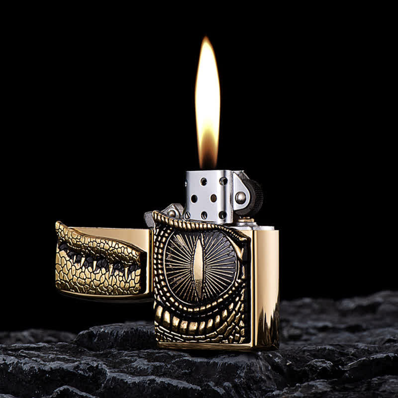 Awesome Dragon Eye Refillable Kerosene Lighter - Image 2