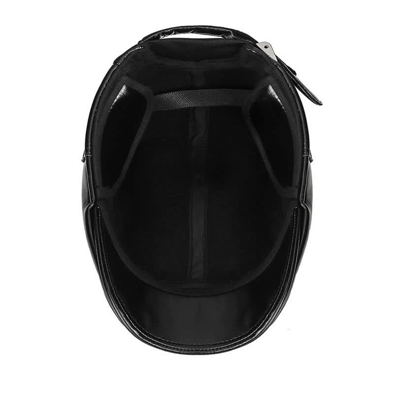 Black Casual Winter Warm Ear Flap Beret Hat - Image 6