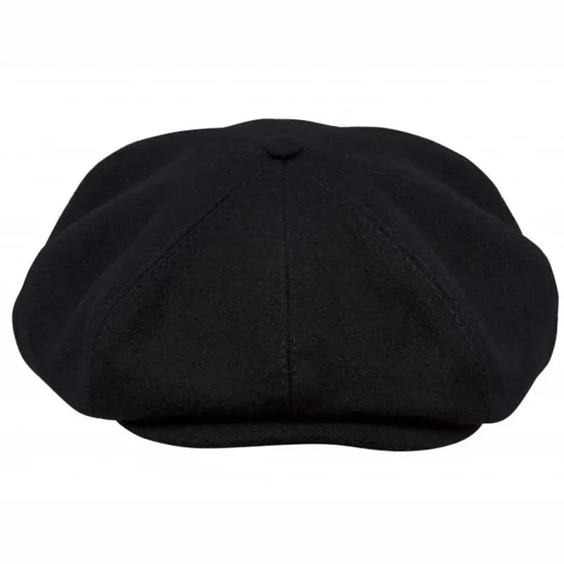 Black Peaky Blinders Octagonal Beret Cap - Image 7
