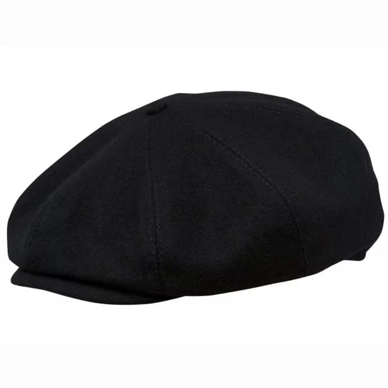 Black Peaky Blinders Octagonal Beret Cap - Image 8