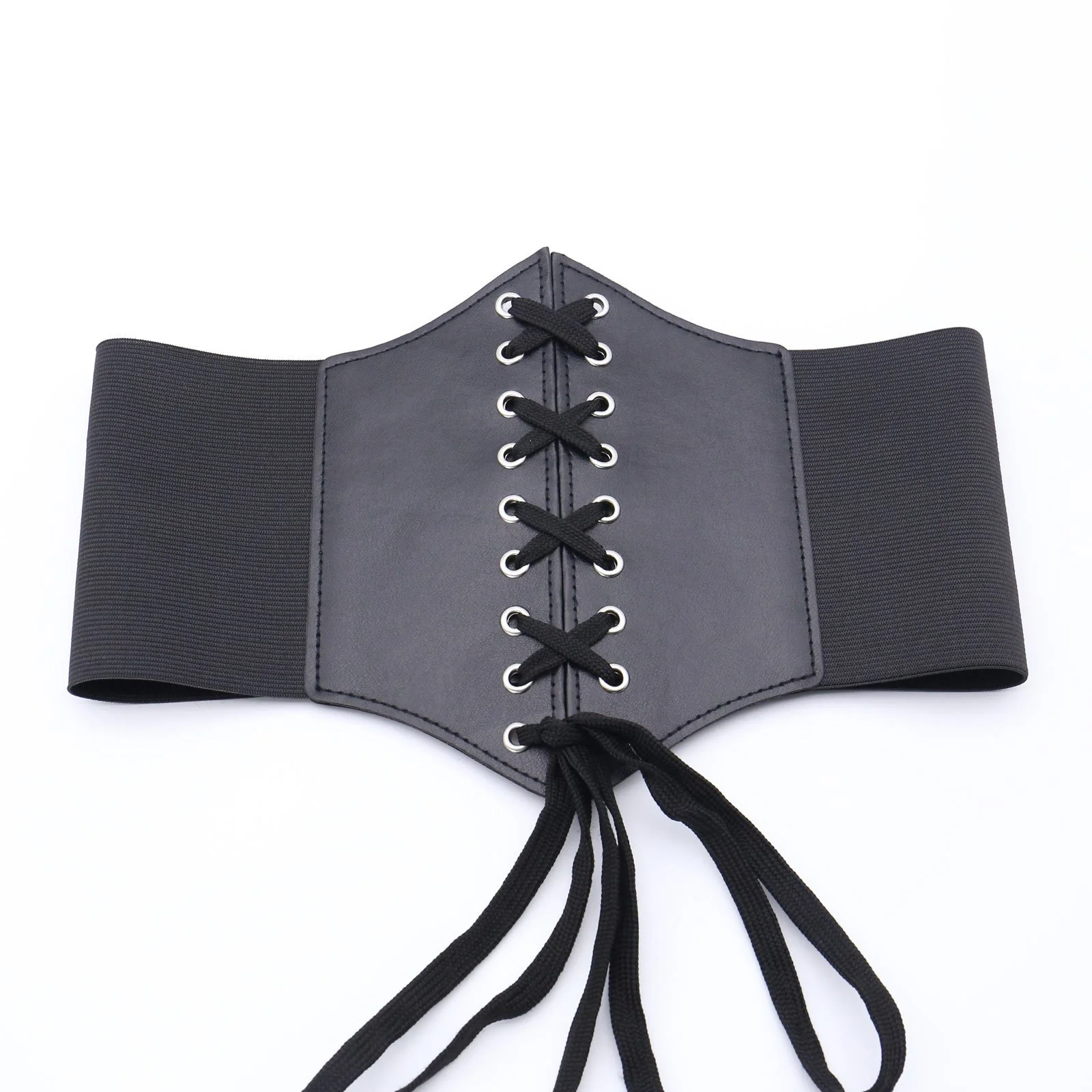 Black Women's Stylish Buckle & Strap Corset Belt - Image 7