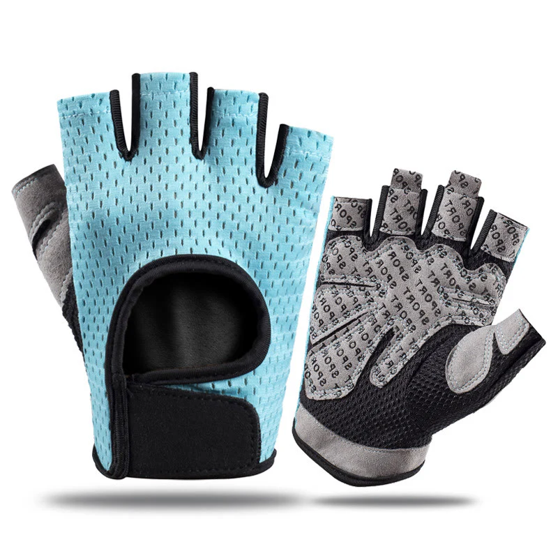 Breathable Lightweight Cycling Lifting Fingerless Gym Gloves - Image 14
