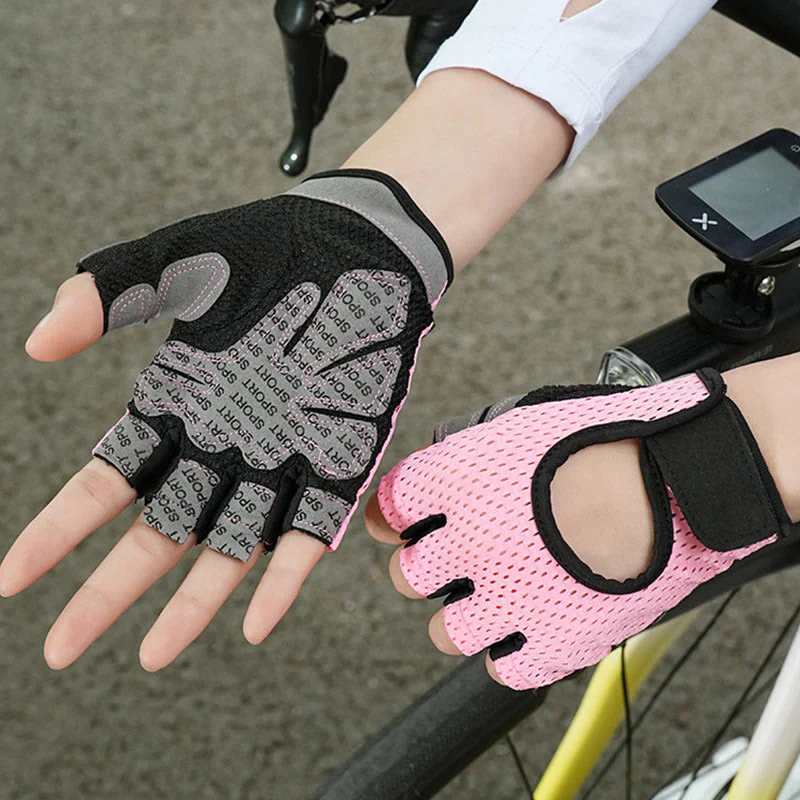 Breathable Lightweight Cycling Lifting Fingerless Gym Gloves - Image 7