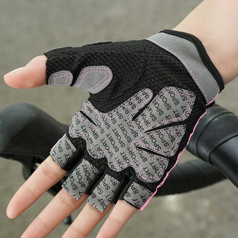 Breathable Lightweight Cycling Lifting Fingerless Gym Gloves - Image 9