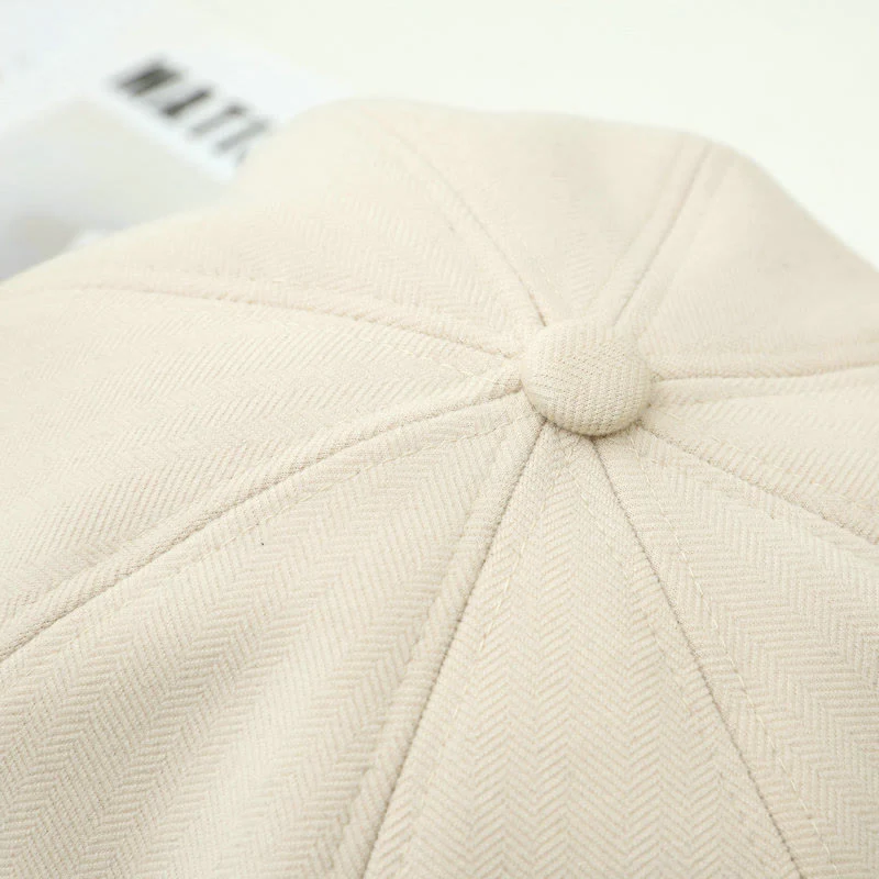 British Style Retro Women's Winter Beret Hat - Image 8