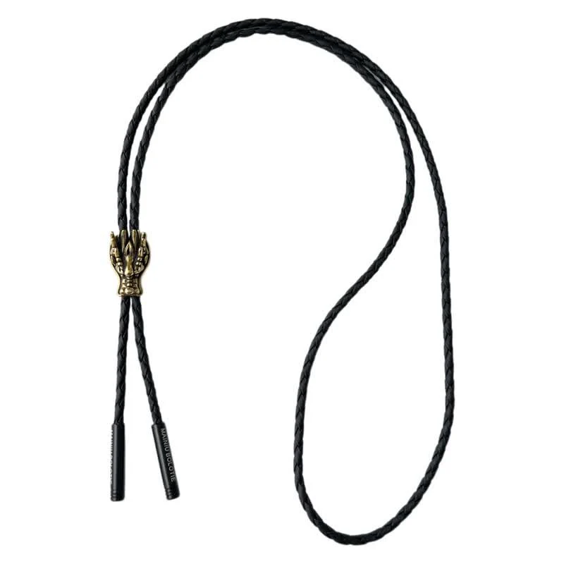 Bronze Little Dragon Head Bolo Tie - Image 7