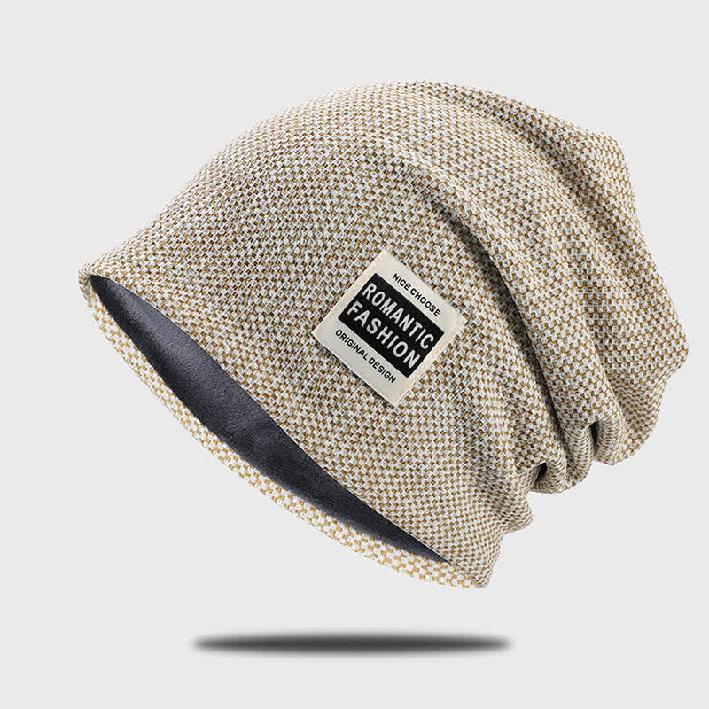 Casual Brimless Stretchable Beanie Knitted Hat - Image 14