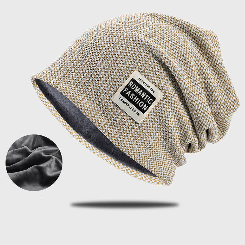 Casual Brimless Stretchable Beanie Knitted Hat - Image 15