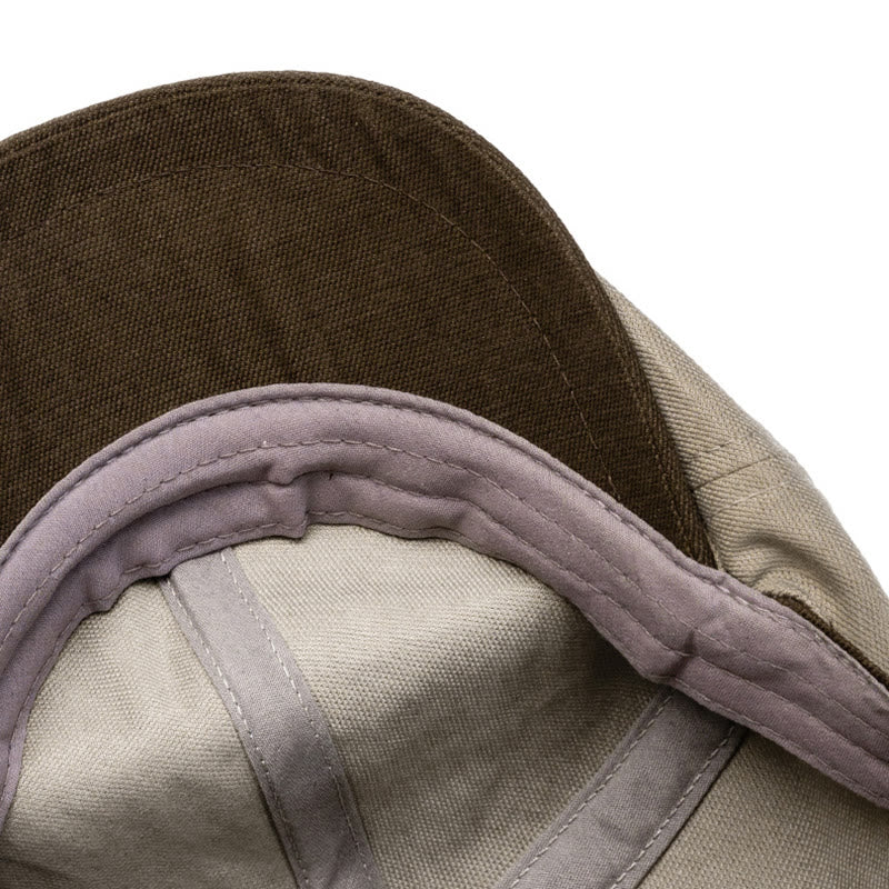 Casual Daily Wear Two-Tone Classic Flat Beret Hat - Image 8