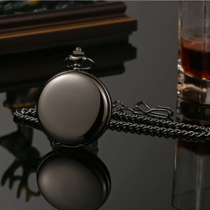 Casual Double Hunter Case Mechanical Pocket Watch - Image 6