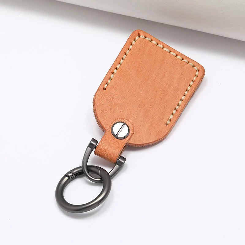 Charming Boho Flower Turquoise Leather Keychain - Image 4