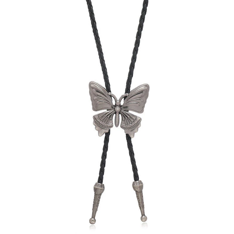 Charming Dance Butterfly Braided Bolo Tie - Image 8