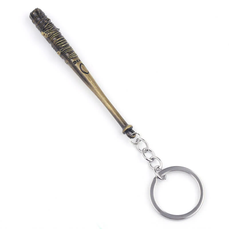 Chic Barbed Baseball Bat Pendant Keychain - Image 3