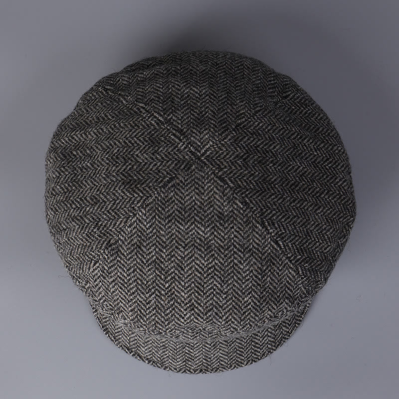 Classic British Winter Wool Women's Beret Hat - Image 6