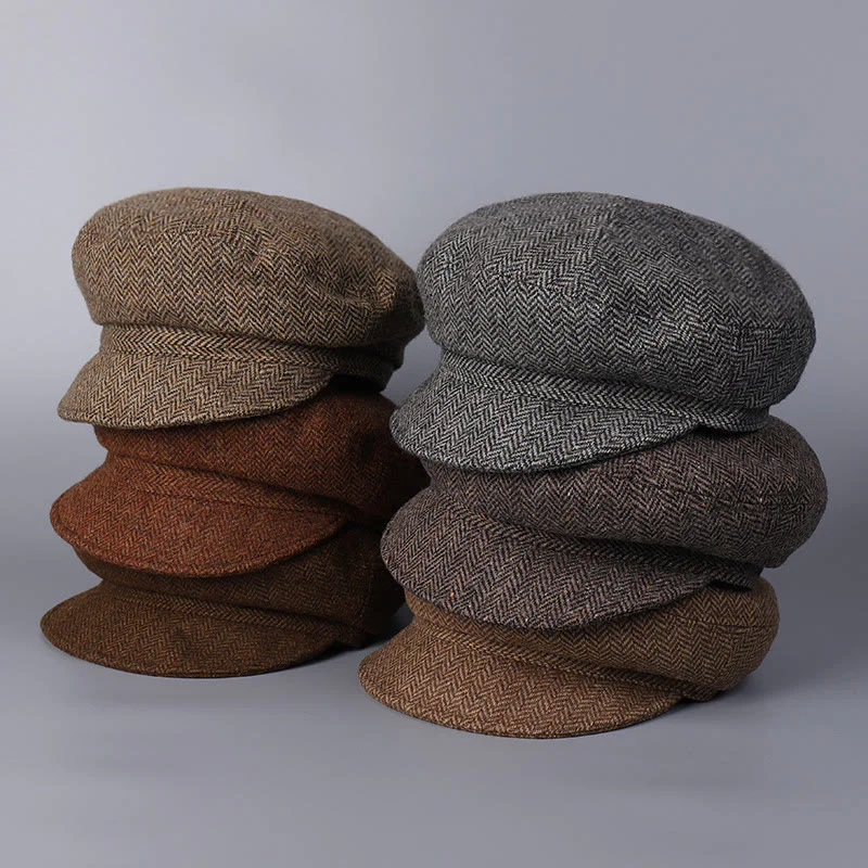 Classic British Winter Wool Women's Beret Hat - Image 8