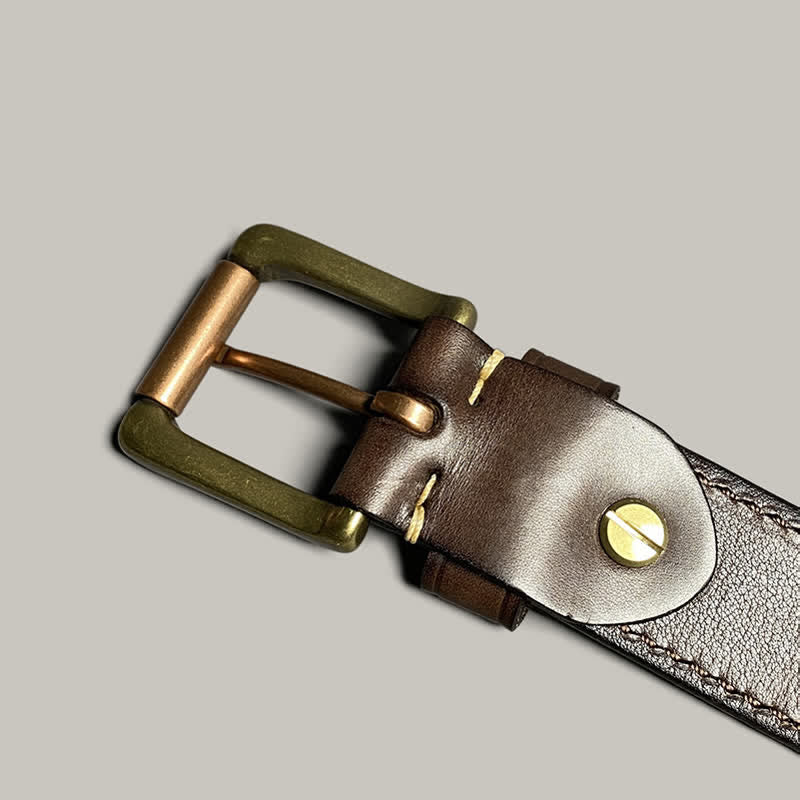 Classic Fasion Flower Printing Design Leather Belt - Image 10